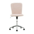 thumbnail image 2 of Weston Home Bold 14.57 in Task Chair with Adjustable Height & Swivel, 250 lb. Capacity, Blush Pink, 2 of 6