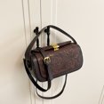 thumbnail image 3 of Bolso Axila Hombro Cuero PU para Mujer Cuadrado Floral Fiesta (café), 3 of 9