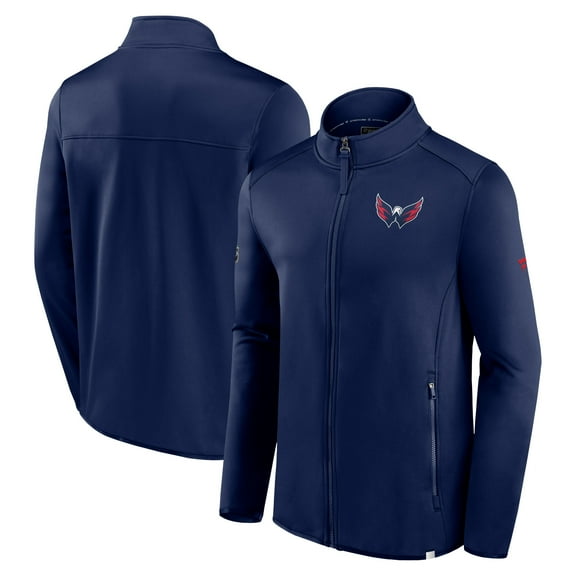 Men's Fanatics Navy Washington Capitals Authentic Pro Full-Zip Jacket
