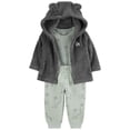 thumbnail image 2 of Set de 3 pzas con Cardigan Carter´s Child of Mine Gris Estampado Osos 0-3M, 2 of 4