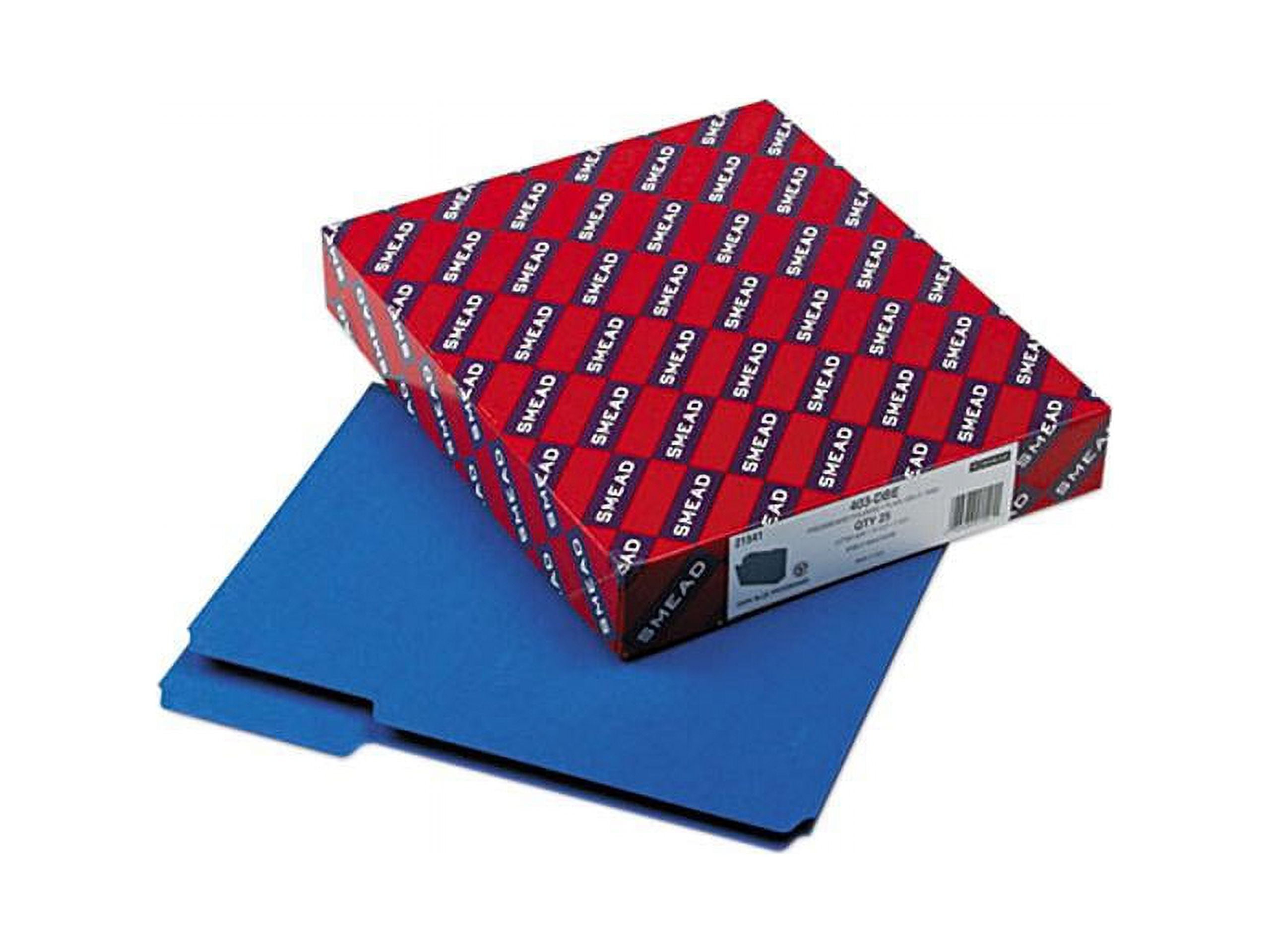Smead 29785 Green Classification Folders - Legal Size Pressboard Folders With SafeSHIELD Fasteners