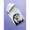 thumbnail image 3 of Lion Portrait Hoodie Women -SPIdeals Designs, Female x-Large, 3 of 4