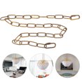 thumbnail image 2 of 1 Establecer cadena de lámpara de colgante de lámpara de hierro con cerraduras de conexión Extensión de la cadena de accesorios de iluminación para lámparas colgantes de lámpara Accesorios, 2 of 4