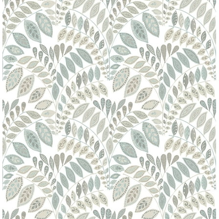 NuWallpaper Gustavus Vinyl Peel And Stick Wallpaper, 216-in by 20.5-in, 30.75 sq. ft.