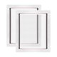 thumbnail image 1 of Uxcell 12 x 10 pulgadas Marcos de impresión de pantalla de seda de aluminio con 110 malla blanca, paquete de 2, 1 of 7