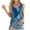 #Blue, variant on Xixinqiwan Tank Tops for Women,Workout Tank Tops for Women Vintage Printed Scoop Neck Cropped Tops Fashion Going Out Shirts