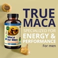 thumbnail image 6 of TrueMed Maca for Men 800 mg – Organic Gelatinized Maca Root & Horny Goat Weed – Libido Booster, Testosterone & Fertility Support – 60 Capsules, 6 of 11