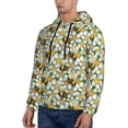 thumbnail image 2 of Hoodies for Men - Bees and Flower Long Sleeve Comfrt Men'S Fashion Hoodies & Sweatshirts, Sweatshirts for Men Hoodies Pullover Clothing Clothes with Pouch, 2 of 7