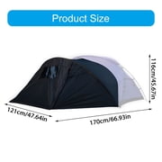 Spacious Outdoor Tent for Family Camping with Extended Front and Canopy Easy Setups, Easy Setups Watertight Camp Tent