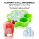 thumbnail image 4 of Bandeja hexagonal de silicona for cubitos de hielo, 6 cubitos de hielo grandes en forma de panal con tapa de sellado, molde for cubitos de hielo reutilizable y flexible for bebidas frías, 4 of 4