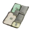 thumbnail image 2 of Bolsa de viaje de 6 piezas, impermeable, para guardar equipaje, con cubos de embalaje para maletas, color gris., 2 of 12