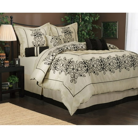 Wallmart bedding The VCNY Home Lincoln Down Alternative Reversible Bed in a Bag Comforter Set features an extra-warm comforter for those winter mon ths. This set is available in five color combinations and comes in Twin XL, Full, Queen and King. read more.