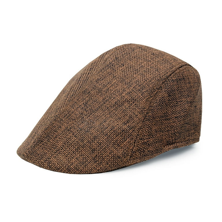 Newsboy Hats for Men Vintage Casual Cap Spring Summer Cotton