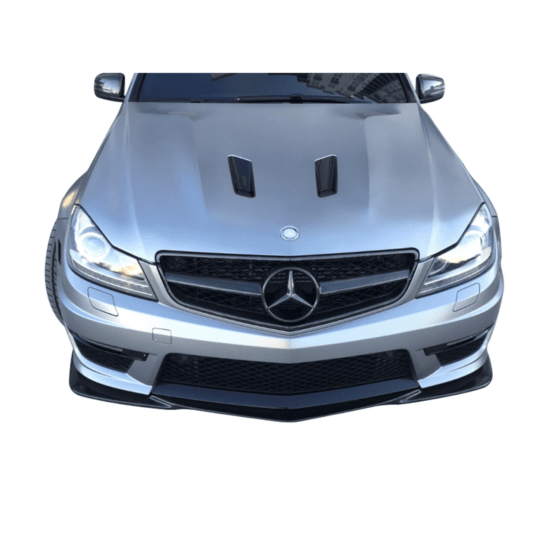 FOR 2015-2021 MERCEDES BENZ W205 C63 AMG S GLOSS BLACK B STYLE