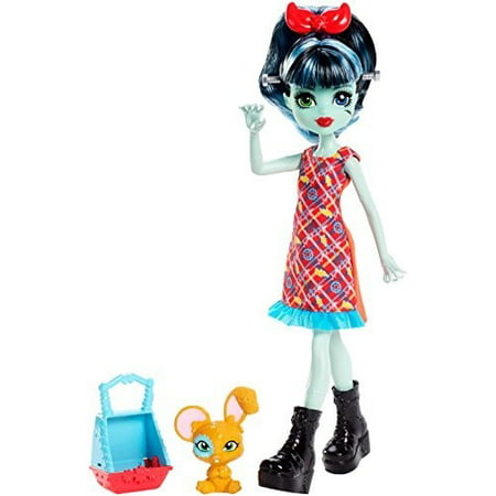 Monster High Monster Family Alivia Stein Fashion Doll & Pet Hybrid Bunny Mouse