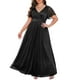 thumbnail image 1 of Vestido formal Talisea, vestido de gala largo, talla grande, negro, 2025, 1 of 6