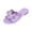 Light Purple, variant on Platform Shoes for Women Slip On Slip-On Comfy 3D Floral Slides Non Slip Soft Sole Summer Lounge Walking Shoes Black 40(US-8)