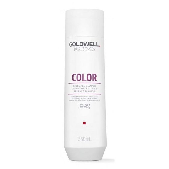 10.1 oz , Goldwell Dualsenses Color Brilliance Shampoo hair beauty, Pack of 1 w/ Sleekshop Pink Comb