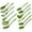 Green, variant on Hutzler Red Melamine Utensils, 12-pc. Set