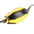 thumbnail image 1 of Pelota de boxeo inflable de doble extremo para colgar, rebote rápido, equipo de entrenamiento de boxeo, color negro y amarillo., 1 of 10