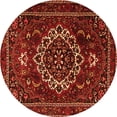 thumbnail image 1 of Ahgly Company Indoor Round Medallion Orange Traditional Area Rugs, 4' Round, 1 of 1