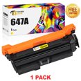 thumbnail image 2 of Toner Bank 1-Pack Compatible 507A Toner for HP 507A CE402A 507A LaserJet Enterprise 500 color M551dn M551n M551xh (Yellow), 2 of 9