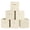 Beige Color, variant on YOYTOO 6 Pack Foldable Cube Storage Bins, 11" Collapsible Fabric Cube Organizer Baskets Bins, Mint Green