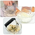 thumbnail image 4 of Stainless Steel Dough Blender Manual 5 Blades Flour Mixer Professional Pastry Cutter Dough Blender Kitchen Baking Butter Tool, 4 of 8
