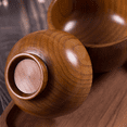 thumbnail image 2 of Cuenco de madera de azufaifo japonés Cuenco de madera para niños adultos Cuenco de madera maciza Cuenco de fideos instantáneos Vajilla para el hogar, 2 of 5