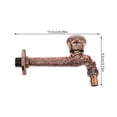 thumbnail image 2 of FUTUREORYY 1Pcs Single Faucet in Light Brown Metal for Kitchen 15.5x9.5x4in, 2 of 7