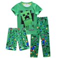 thumbnail image 1 of Minecraft Sleepwear Kids Boy Girl T-shirt Long Pants Pyjamas Pjs Set Outfit, 1 of 2