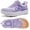Purple, variant on Women's Orthopedic Wide Walking Shoes: Comfortable Arch Support Orthotic Slip On/Off Sport Running Sneakers, Casual Athletic Shoes