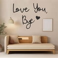 thumbnail image 2 of Letrero de Madera con Texto "Love You Bye", Decoración de Pared con Letras, Letrero de Madera con Texto "Bye Love You", Arte de Pared, Decoración del Hogar para el Amor, 2 of 5