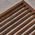 thumbnail image 3 of LiviNest Outdoor Dining Bench: Modern Acacia Wood & Iron Patio Furniture - Contemporary 3-Seater Garden Bench for Outdoor Seating & Patio Decor, 3 of 6