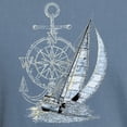 thumbnail image 3 of CafePress - Sailing Boat T Shirt - Mens Comfort Colors Shirt, 3 of 5