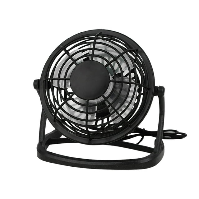 Yhmxh Utensilios de cocina Mini ventilador portátil de escritorio USB de 4 pulgadas para dormitorio de estudiantes, ventilador de plástico de escritorio Muebles para cocina Accesorios de cocina