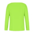 thumbnail image 4 of UVEASISHA Waffle Knit Tops for Women Long Sleeve Regular Fit V Neck Pullover Sweater Dressy Casual Business Blouse Green XXL, 4 of 5