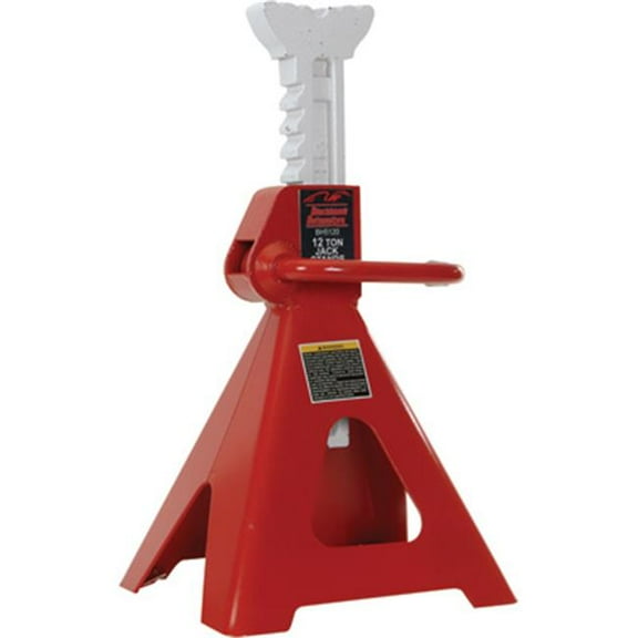 Blackhawk Automotive 144471 Jack Stands Pair - 12 Ton, Model No. BH5120