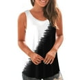 thumbnail image 2 of SHTXOZHI Women's Summer Sleeveless Tank Tops Trendy Crewneck Printed Shirts Casual Loose Tops, 2 of 6
