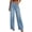 Light Blue, variant on PRETTYGARDEN Wide Leg Jeans for Women Trendy High Waisted Stretchy Baggy Raw Hem Denim Palazzo Pants with Pockets