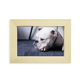thumbnail image 1 of Perro animal de compañia la imagen gris Escritorio de madera Arte Pintura 5x7 pulgadas marco de foto foto, 1 of 4