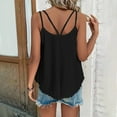 thumbnail image 4 of Leesechin Women Tank Tops Ladies Embroidery Round Neck Sling Vest, 4 of 7