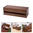 thumbnail image 2 of 1Pc Wood Wire Storage Box Socket Case Power Plug Arrangemet Box Hub Storage Box, 2 of 4