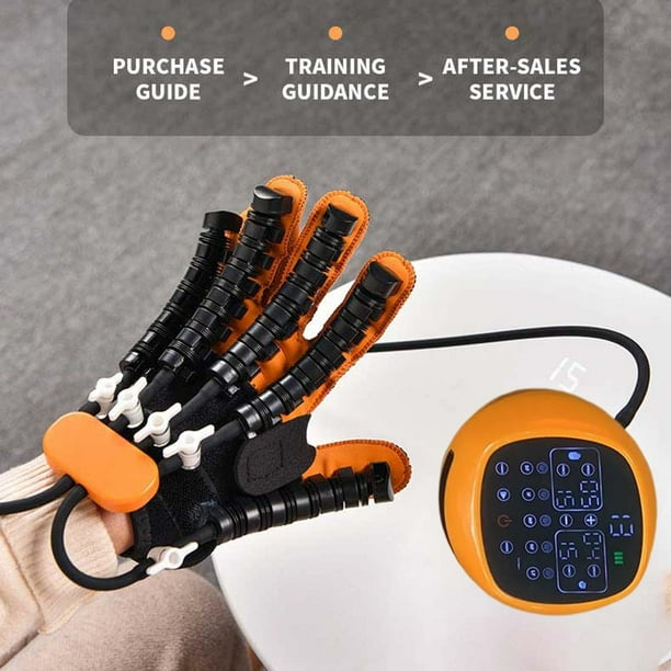 Guantes robóticos multifuncionales para entrenamiento de rehabilitación de s, recargables Derechos
