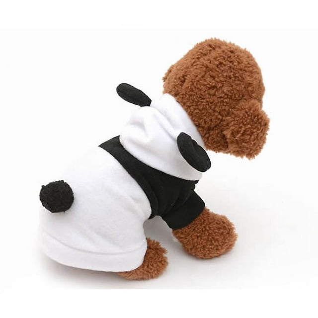 Disfraz de panda para mascotas, ropa linda y divertida para perros y gatos, disfraz navideño de Halloween, disfraz de jeans para cosplay, talla L Rojo Verde Cocina, Decoración y Otros