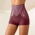 thumbnail image 2 of SAZBJOJN Shapewear Shorts for Women Breathable Tummy Control Butt Lifter Shaper Underwear for Women Lightweight Everyday Shorts High Waist Seamless Shorts Size XXXL Red, 2 of 7