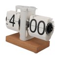 thumbnail image 1 of Vintage Design Auto Flip Clock Desk Clock with Exquisite , Stable Placement Knob Time Adjustment and Rear Battery Compartment, 1 of 7