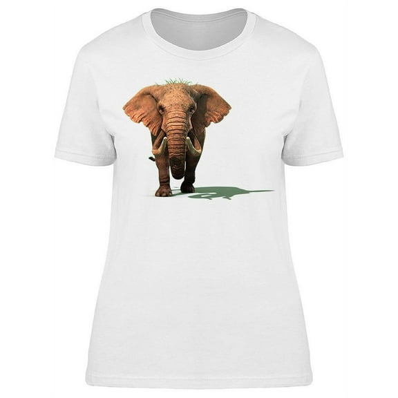 Greenscreen Elephant T-Shirt Women -Image by Shutterstock, Female XX-Large