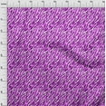 thumbnail image 3 of oneOone Cotton Silk Purple Fabric Animal Skin Diy Clothing Quilting Fabric Print Fabric By Yard 42 Inch Wide-F9V, 3 of 4