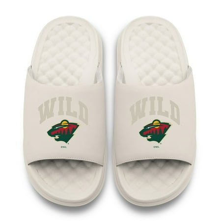 Unisex ISlide Cream Minnesota Wild Tonal Pop Motive Slide Sandals